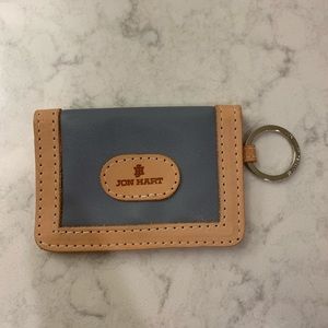 Jon Hart ID Wallet Slate Coated Canvas